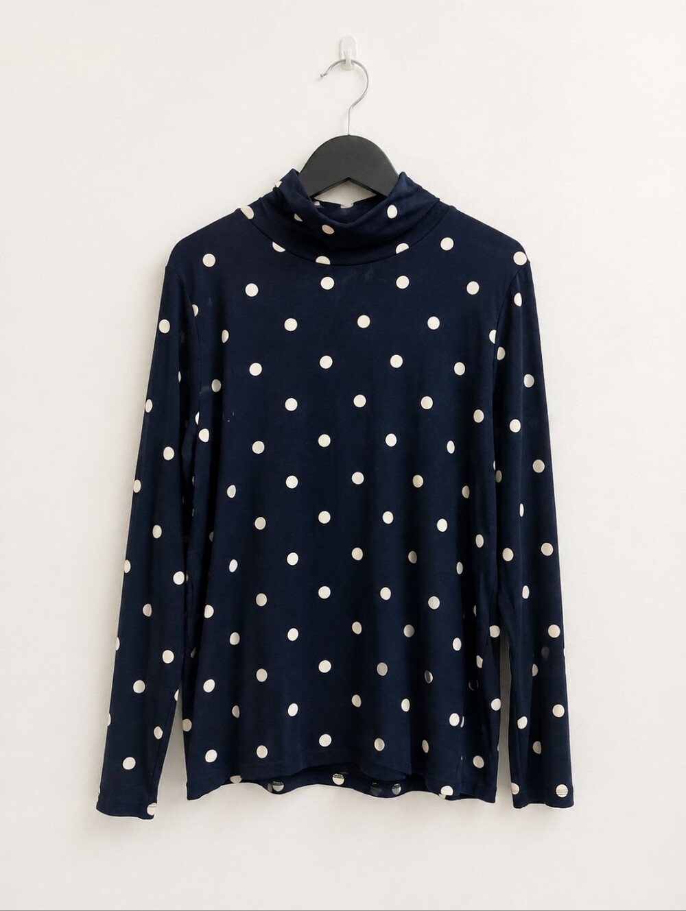 🆂🅰🅻🅴•Talbots Polka Dot Turtleneck Long-Sleeve Top